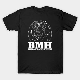 Bavarian Mountain Hound hunting dog portrait T-Shirt